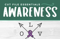 Lupus svg - a lupus awareness svg with arrows and ribbon Product Image 2