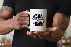 15 oz Mug MockUp, Man Mug Mockup, Ceramic Mug Mockup, 15 oz Product Image 1