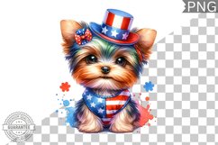 4th of July Dog Sublimation - Clipart PNG Design Product Image 1
