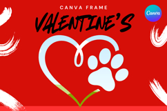 Heart Canva Frame Love Heart Valentine Shape Photo Frame_24 Product Image 1
