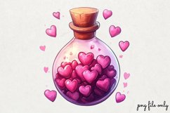 Classic Valentines Day Clipart PNG Product Image 1