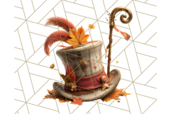 Autumn Circus Clipart Carnival Tent Fall PNG, Vintage Circus Product Image 4