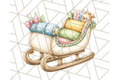 Cute Arctic Animal Clipart PNG, Cute Winter Animals Png Product Image 4