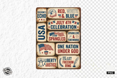 Patriotic Signs PNG illustrations Product Image 1