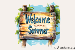 Summer Decorations Clipart PNG Product Image 1