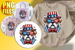 Joyful TOTE BAG Sublimation PNG, American Dog Product Image 1