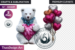 Dreamy Love Assets Vintage Valentine Graphics PNG clipart Product Image 1