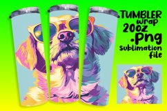 Sublimation Tumbler 20oz with Dogs Product Image 1