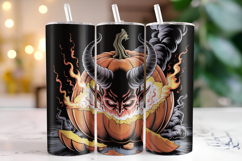 Halloween Demon Tumbler Wrap | Sublimation | Tumblers Product Image 1