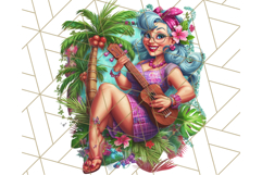 Wild Grandma Clipart PNGs, Funny Quirky Old Ladies Product Image 4