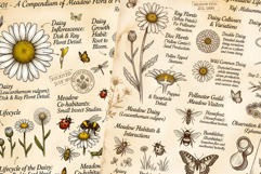 Summer Daisy Meadow Junk Journal Pages Product Image 4