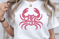 Cape Cod SVG | Crab Shape Word Art | Beach Quote PNG Product Image 6