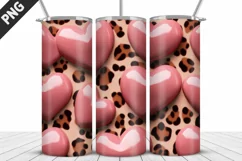 Valentines Love Skinny Tumbler PNG Wrap| Valentines Tumbler Product Image 5