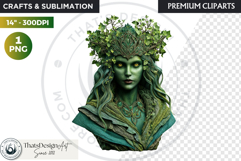 Fantasy Ruler Clipart PNG, Fantasy King &amp; Queen Portrait Product Image 1