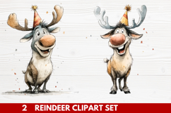 Whimsical Christmas Clipart | Cute Festive Holiday PNG Illus Product Image 1