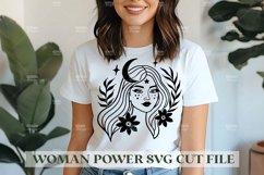 Woman Power SVG Design | Feminist SVG for Cricut&amp;Silhouette Product Image 1