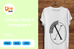 Vintage Floral Monogram Product Image 1