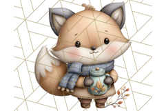 Thanksgiving Woodland Animals Clipart PNG Product Image 4