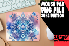 Unique Desk Mat Sublimation PNG, Watercolor Patter Product Image 1