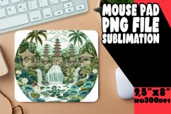 Landscape Sublimation Design Mouse Pad PNG Product Image 1