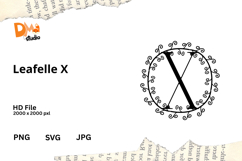 Leafelle Monogram Product Image 1