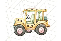 Jungle Safari Animals PNG Cute Pastel Wild Animal Clipart Product Image 4
