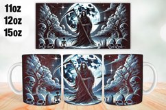 Halloween Mug Wrap Sublimation 11oz, 12oz, 15oz Product Image 1