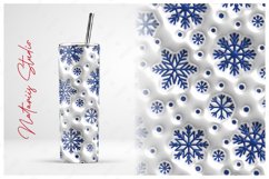 Trendy 3D Inflated Puff Christmas Pattern - 20oz TUMBLER Product Image 2