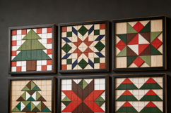 Christmas Quilt Block LaserCut Patterns Wood Wall Art Bundle Product Image 3