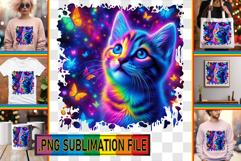 Charming Tote Bag Gift Ideas PNG, Cat Product Image 1