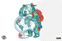 Back To School Teddy Bear Clipart Product Image 1
