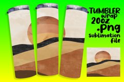 Simple Boho Tumbler Wrap - Modern Look 20oz Product Image 1