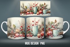 Coffee Christmas Mug Wrap Sublimation Designs|Mug Wrap Product Image 4
