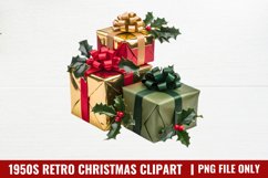 1950s Retro Christmas Sublimation PNG Product Image 1
