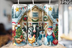Farm Animals Tumbler Wrap - Christmas Tumbler Design Product Image 1