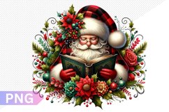 Christmas Santa Sublimation - Clipart PNG Design Product Image 1
