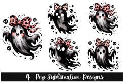 4 Halloween Boo Clipart PNG | Spooky Season Png Product Image 1