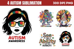 Autism Sublimation PNG Product Image 1