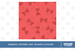 American 4th of July Patriotic Coquette Bow Seamless Pattern Product Image 2