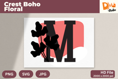 Crest Boho Floral Monogram Product Image 1