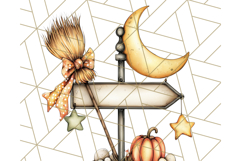Halloween Fairy House Clipart PNG, Spooky Cottage Art Product Image 4
