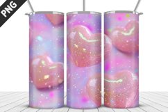 Lovely Hearts Tumbler Design | Valentine&#039;s Day Tumbler Wrap Product Image 1