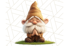 Easter Christian Gnome Clipart PNG Bundle, He Is Risen Art Product Image 24
