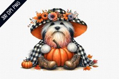 Halloween Dog Sublimation - Clipart PNG Design Product Image 1