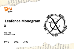 Leafenca Monogram Product Image 1