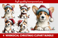 Whimsical Christmas Clipart | Cute Festive Holiday PNG Product Image 1