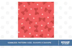 American 4th of July Patriotic Coquette Bow Seamless Pattern Product Image 2