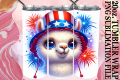 COZY VIBES 20oz TUMBLER WRAP, USA Animals Product Image 1
