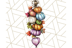 Fall Cottagecore Kitchen Clipart, Cozy Autumn Kitchen PNG Product Image 4