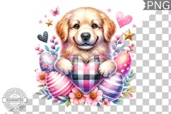Easter Dog - Easter Clipart Sublimation PNG Product Image 1